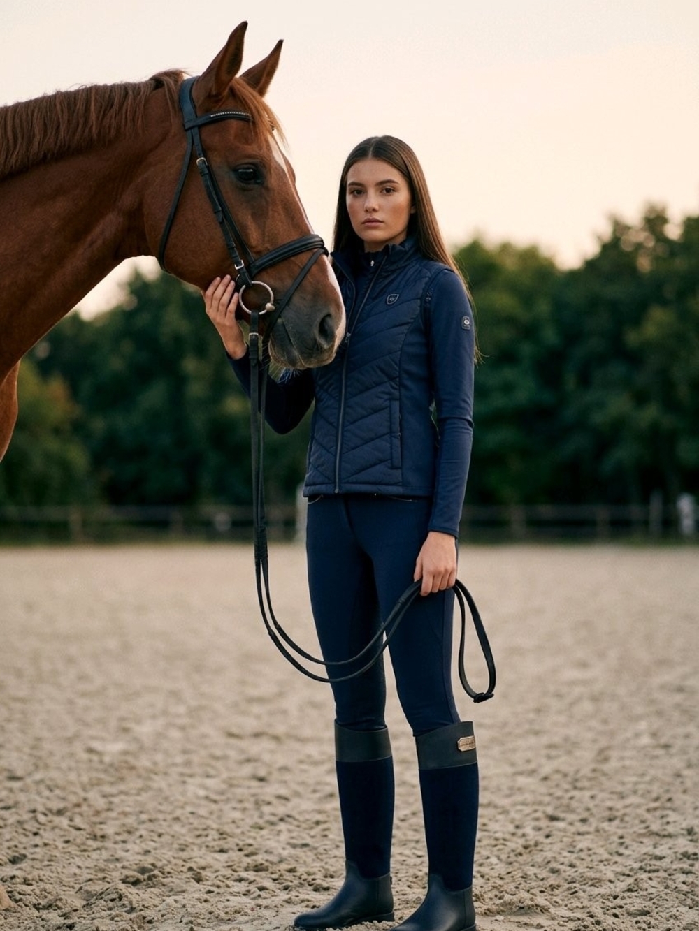 Lemon Jelly Black Rain/ Equestrian Tall Boots